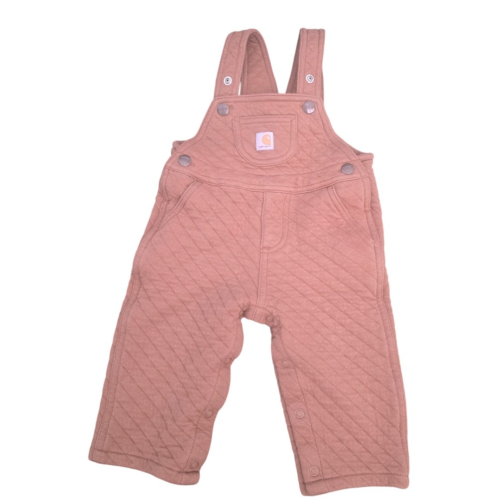 Carhartt Baby Quilted Bib Overalls Terracotta Clay ST8995-B 12 Months‎ Kids